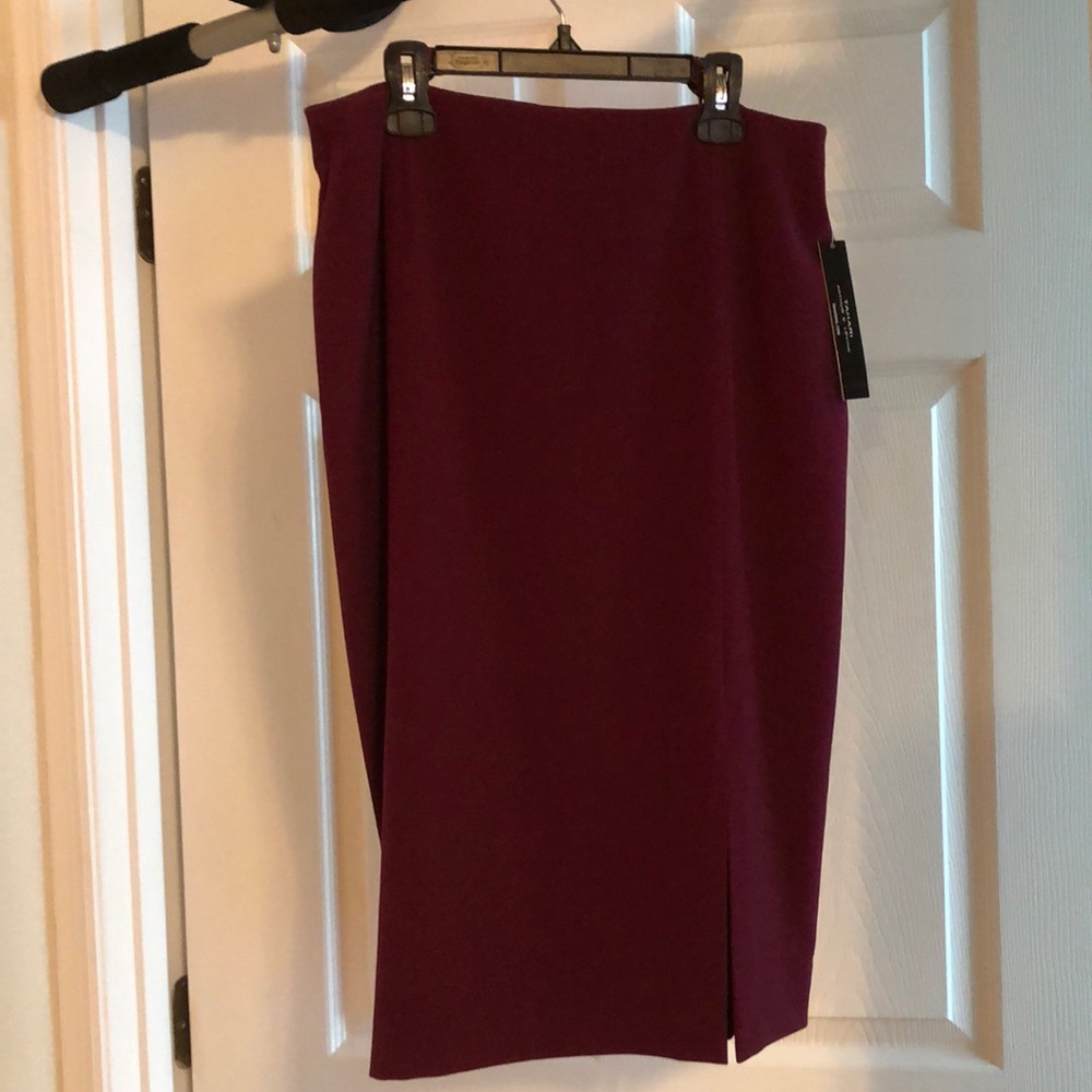 Skirt 6 size rich Cabernet purple